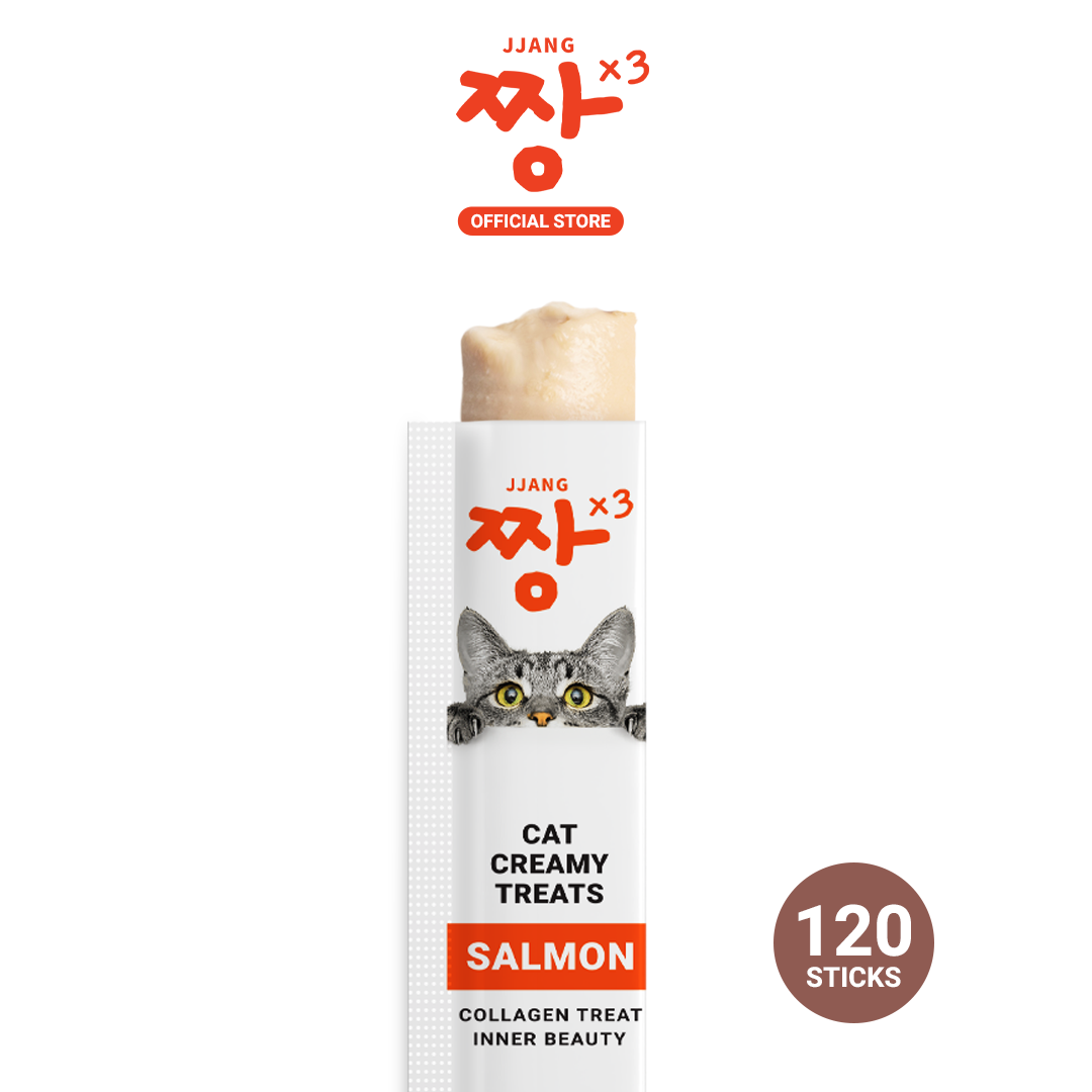 JJANGX3 Cat Creamy Collagen Treats (15g x 120 Packs)