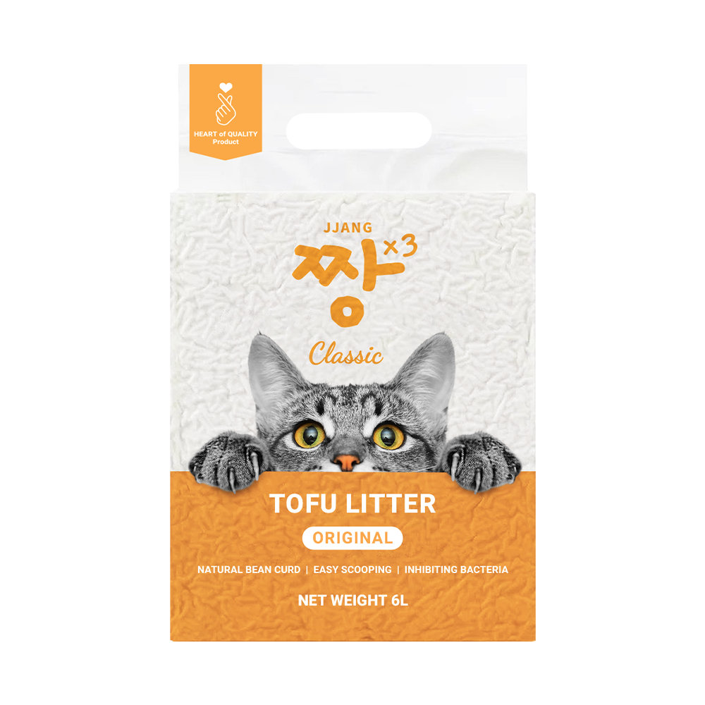 Classic 100% Tofu Cat Litter (6L x 10 packs)