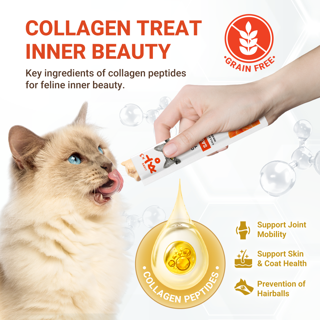 JJANGX3 Cat Creamy Collagen Treats (15g x 120 Packs)