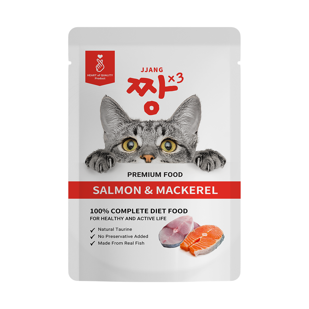 JJANGX3 70g Premium Pouch Cat Wet Food