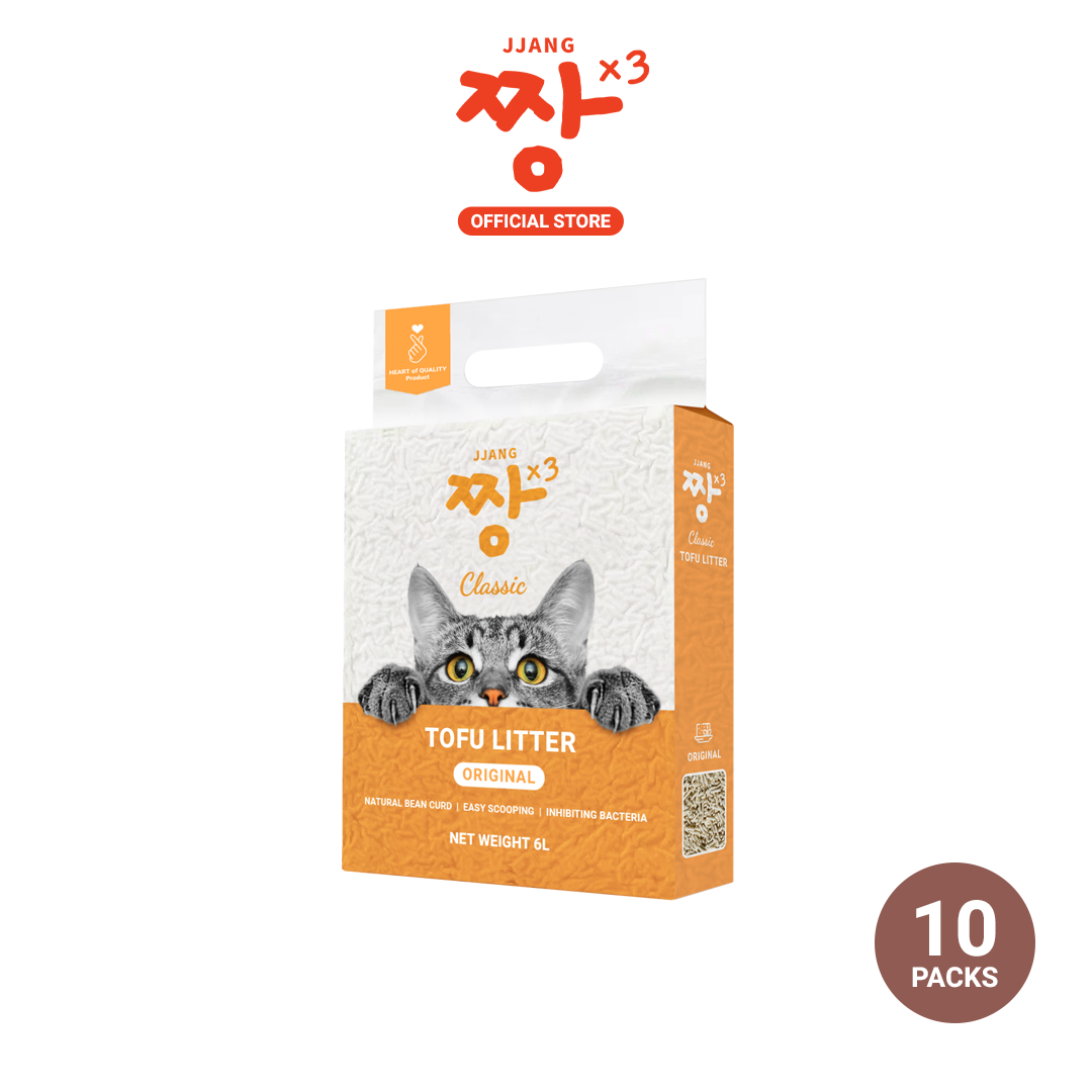 6L Classic Tofu Cat Litter (10 Packs)