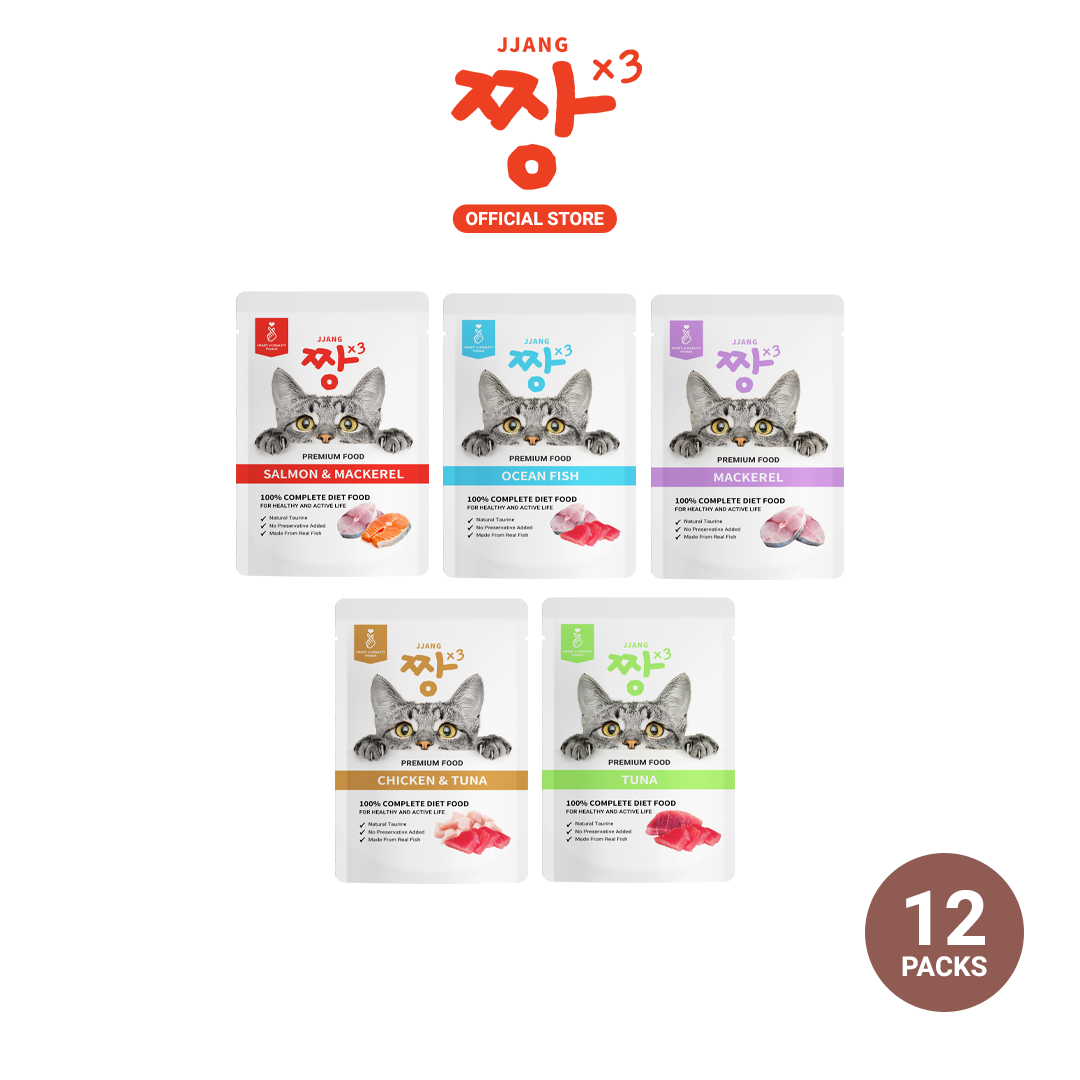 70g Premium Pouch Cat Wet Food (12 Packs)