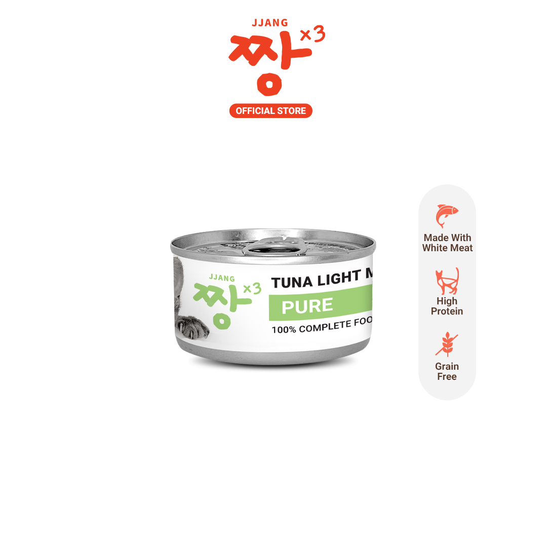 80g Premium Tuna Light Meat Cat Canned Wet Food