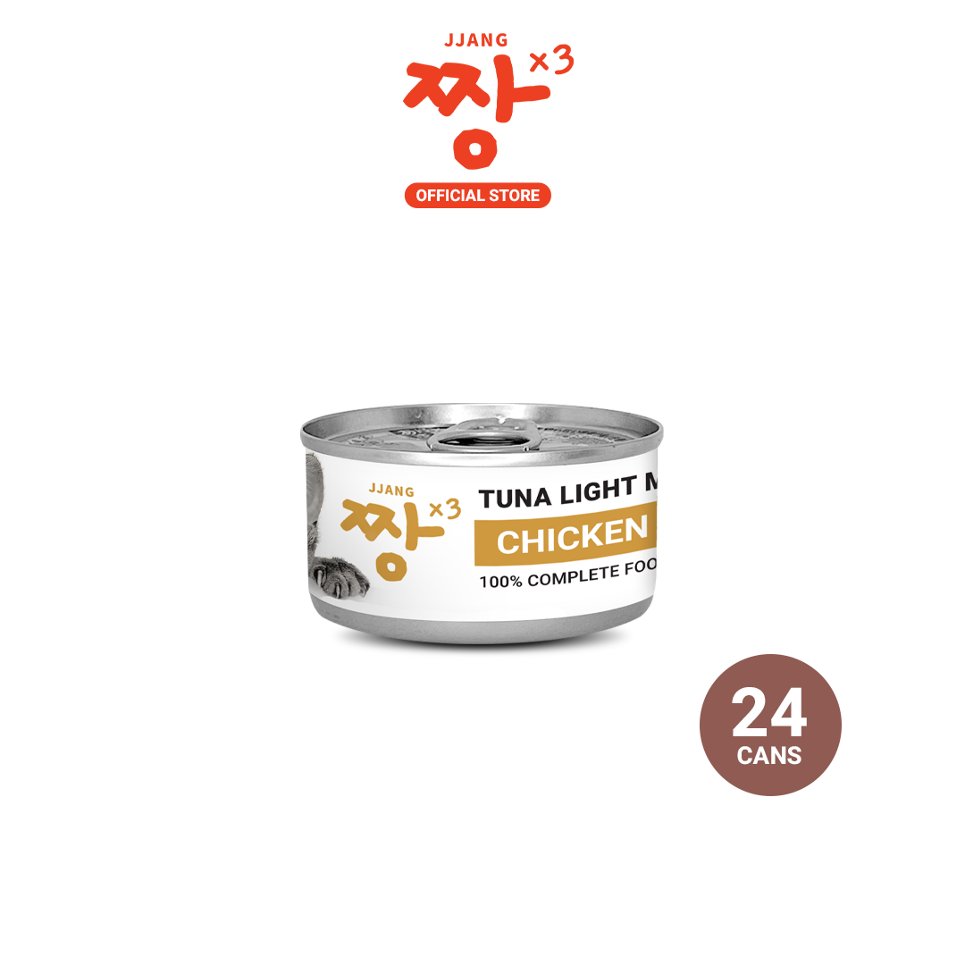 80g Premium Tuna Light Meat Cat Canned Wet Food (24 Cans)