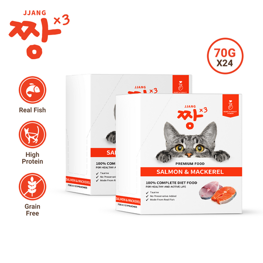 JJANGX3 70g Premium Pouch Cat Wet Food (24 packs)