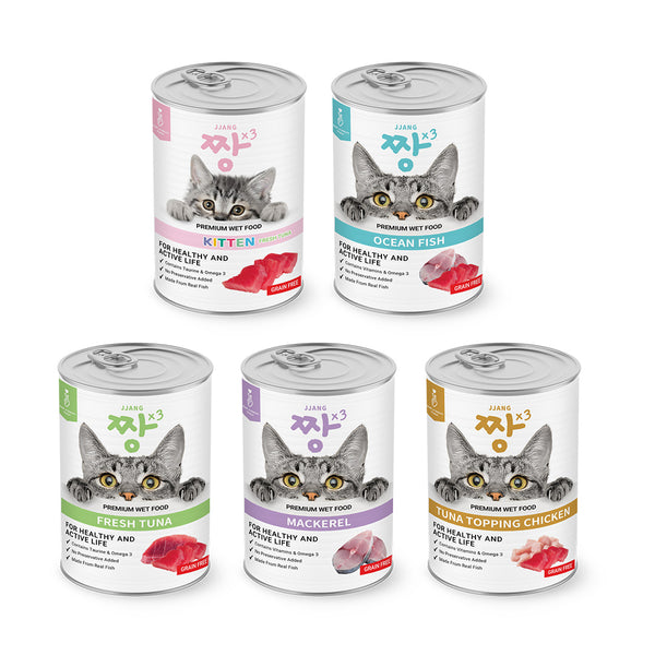 Premium Cat Canned Wet Food (400g x 24cans)