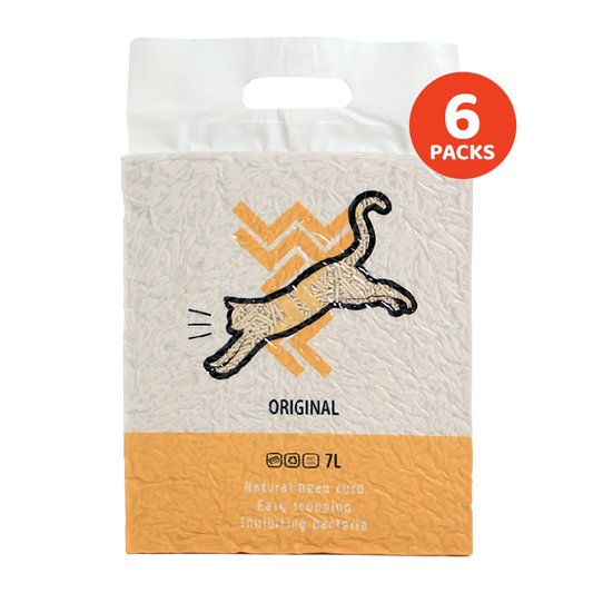 JJANGX3 7L Premium Tofu Cat Litter Sand (6 packs)