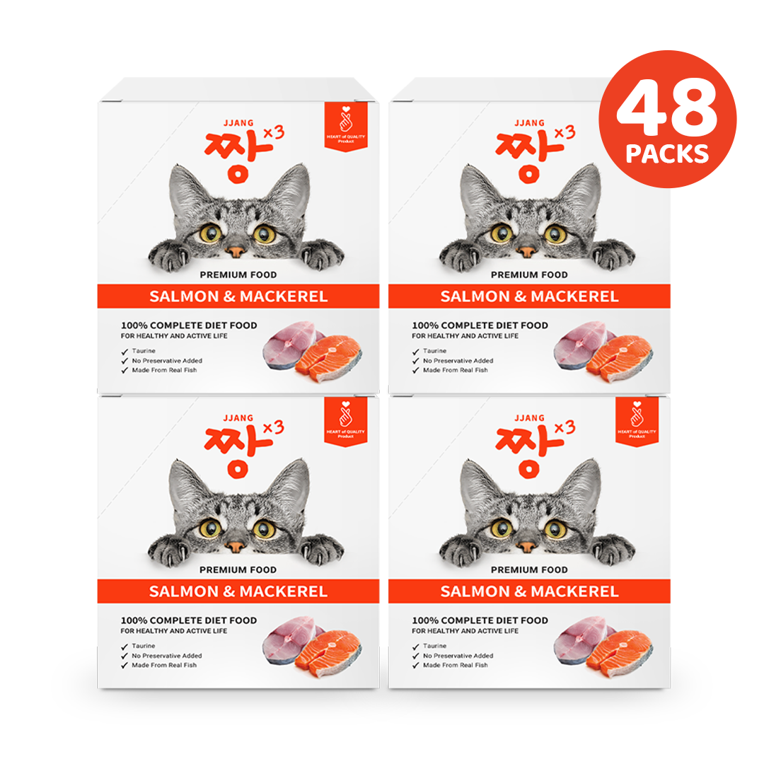 JJANGX3 70g Premium Pouch Cat Wet Food (48 packs)